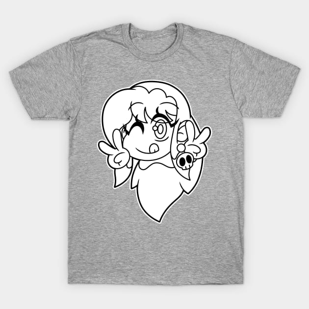 Lil' Cutie Cristel (B&W) T-Shirt by MidnyteSketch